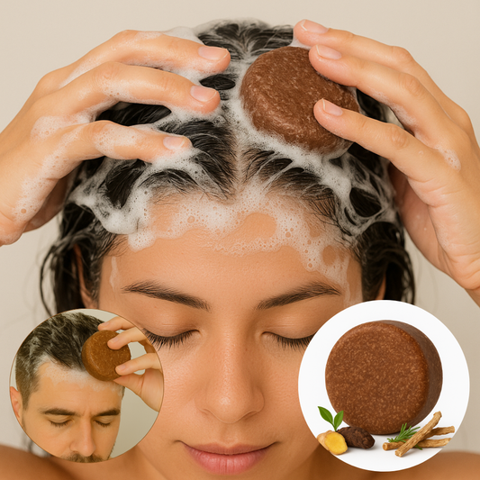 Σαπούνι για την ενίσχυση της πυκνότητας των μαλλιών – Καθαρίζει, ενισχύει και τονώνει το τριχωτό της κεφαλής